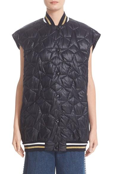 Women's Stella Mccartney Oversized Star Quilted Puffer Vest