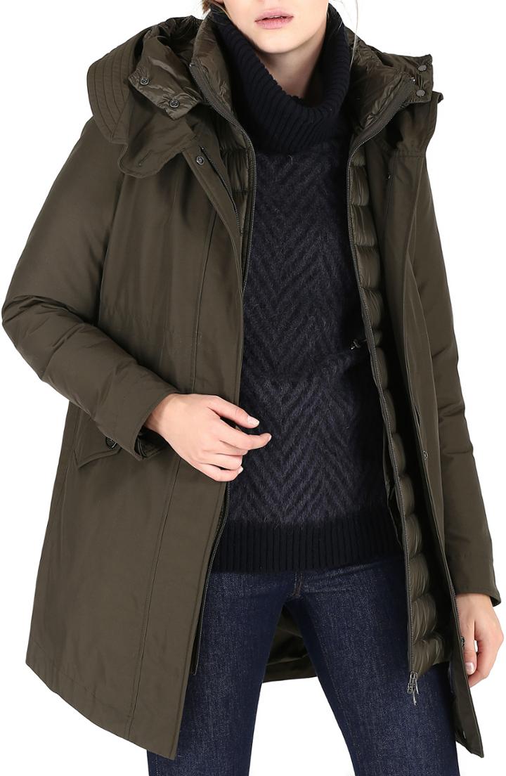 Women's Woolrich Long Military 3-in-1 Parka