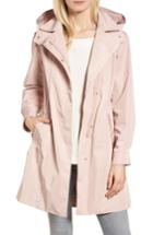 Women's Kristen Blake Tech Hooded Trench Coat - Pink