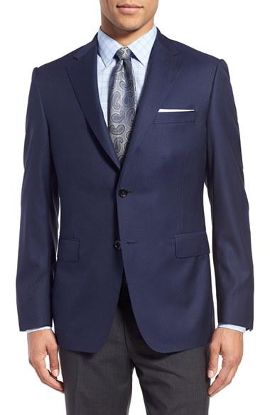 Men's Samuelsohn Classic Fit Wool Blazer R - Blue