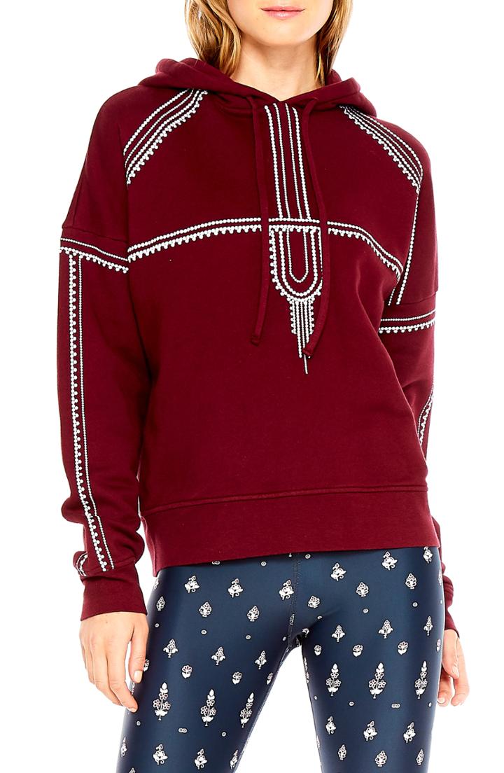 Women's The Upside Phoenix Hoodie, Size - Burgundy