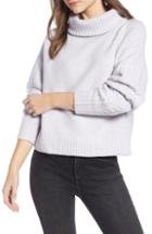 Women's Something Navy Cozy Textured Turtleneck, Size - Purple