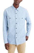 Men's J.crew Wallace & Barnes Chambray Work Shirt - Blue