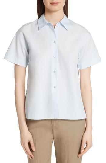 Women's Vince Short Sleeve Cotton Shirt