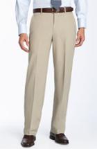 Men's Ballin Stain Resistant Flat Front Trousers - Beige