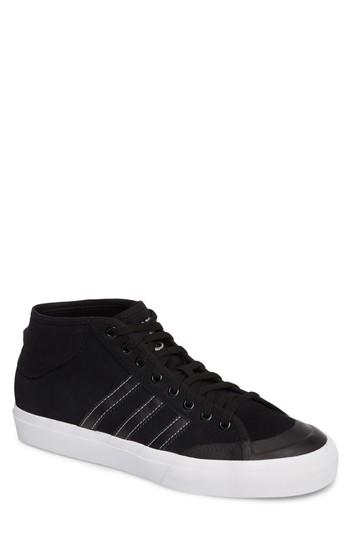 Men's Adidas Matchcourt Mid Adv Sneaker .5 M - Black