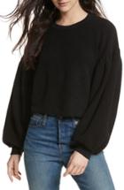 Women's Free People Sleeves Like These Sweater, Size - Black