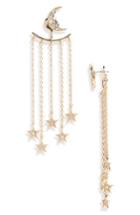 Women's Panacea Moon & Stars Ear Jackets