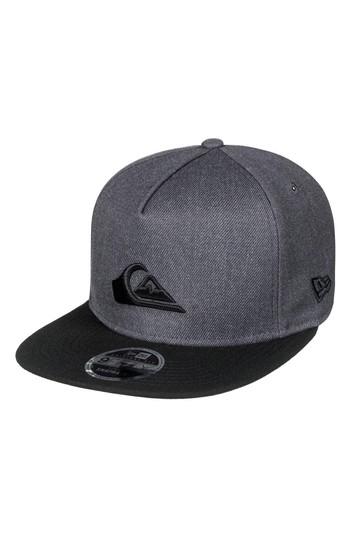 Men's Quiksilver X New Era Stuckles Snapback Cap - Grey