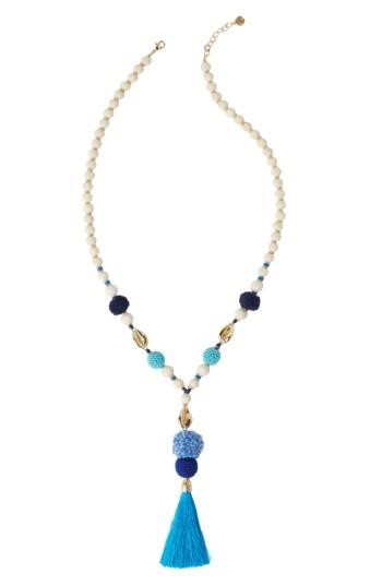 Women's Lilly Pulitzer Tropical Punch Tassel Necklace