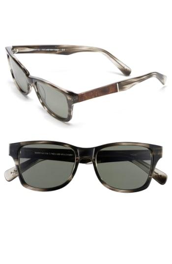 Men's Shwood 'canby' 53mm Polarized Sunglasses - Pearl Grey/ Elm/ G15