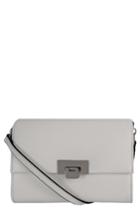 Lodis Small Stephanie Eden Leather Crossbody Bag - White