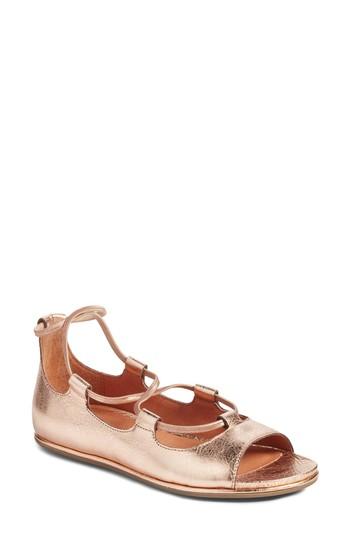 Women's Gentle Souls Lark Sandal M - Metallic