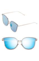 Women's Sunnyside La 54mm Sunglasses - Blue/ Gold