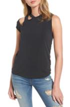 Women's Chloe & Katie Cutout Muscle Tank - Black