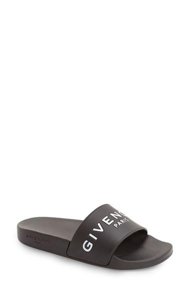 Women's Givenchy Logo Slide Eu - Black