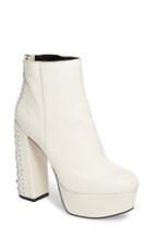 Women's Dolce Vita Liv Studded Platform Bootie M - White