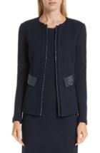 Women's Noir Kei Ninomiya Floral Faux Fur Vest - Black