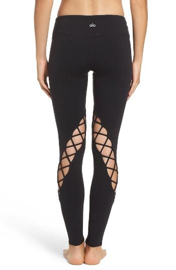 Women's Alo Entwine Yoga Leggings - Black
