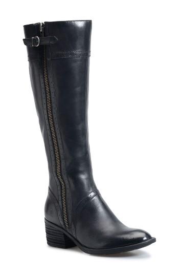 Women's B?rn Poly Riding Boot .5 Wide Calf M - Black