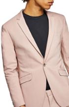 Men's Topman Skinny Fit Suit Jacket 32 - Pink