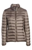 Women's Tumi 'pax On The Go' Packable Quilted Jacket - Brown