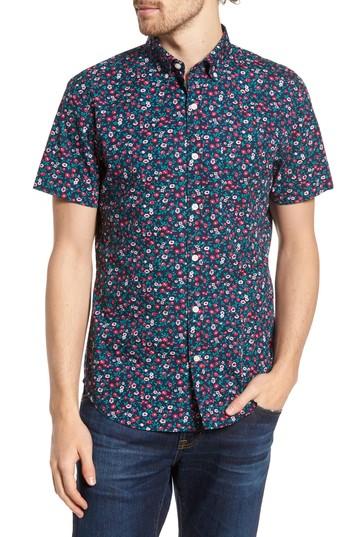 Men's Bonobos Slim Fit Print Short Sleeve Sport Shirt