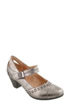 Women's Taos Stunner Laser Cutout Mary Jane Pump M - Grey