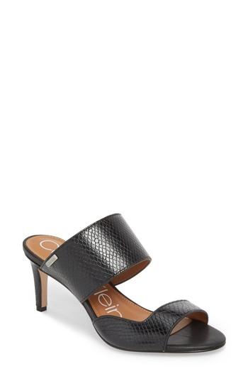 Women's Calvin Klein Clementine Sandal M - Black