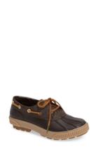 Women's Michael Michael Kors Hyde Waterproof Duck Shoe M - Brown