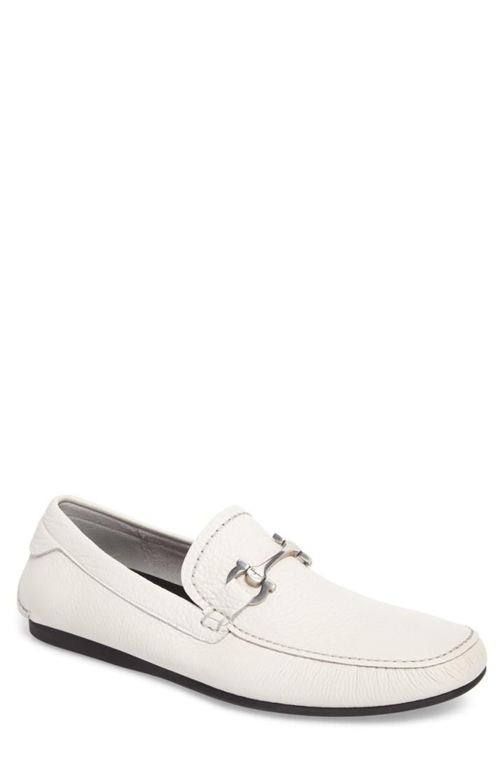Men's Salvatore Ferragamo Cancun 2 Driving Shoe M/w - White