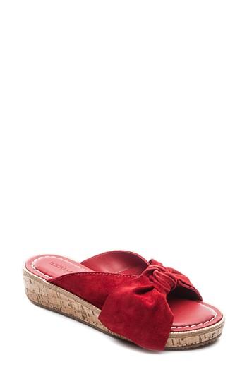 Women's Bernardo Petra Slide Sandal M - Red