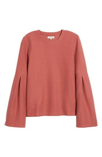 Women's Madewell Flare Sleeve Ribbed Top