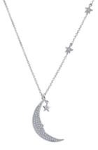 Women's Lafonn Moon & Star Simulated Diamond Pendant Necklace