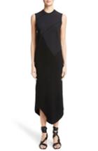 Women's Proenza Schouler Asymmetrical Spiral Knit Dress - Black