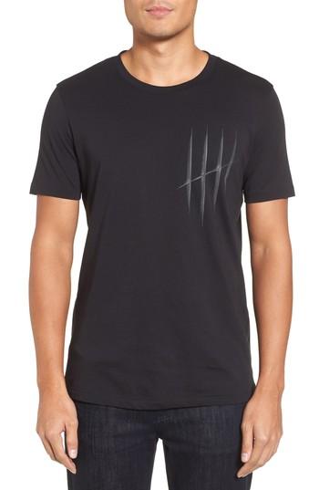 Men's Boss Hugo Boss Drison Hashmark Graphic T-shirt - Black