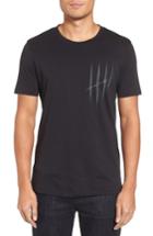 Men's Boss Hugo Boss Drison Hashmark Graphic T-shirt - Black