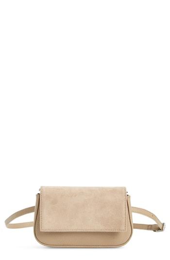 Sole Society Kinza Belt Bag - Beige