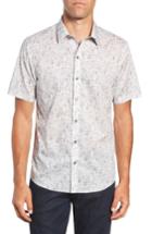 Men's Zachary Prell Burgess Fit Sport Shirt, Size Small - Grey