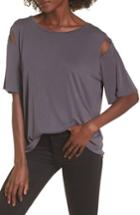 Women's Pst By Project Social T Sleeve Detail Tee - Grey