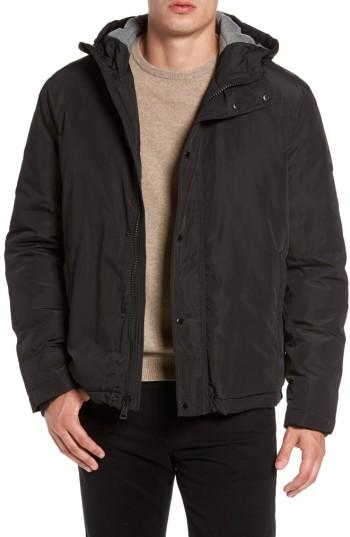 Men's Cole Haan Water Resistant Insulated Jacket, Size - Black