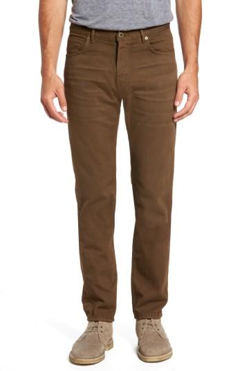 Men's Billy Reid Slim Straight Leg Pants - Green