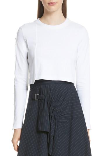 Women's 3.1 Phillip Lim Crop Tee - White