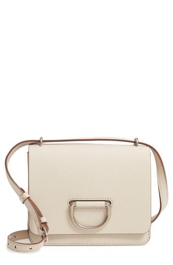 Burberry Small D-ring Leather Crossbody Bag - Beige