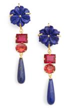 Women's Lizzie Fortunato Baroque Flower Earrings