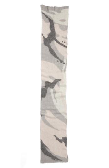 Women's Rag & Bone Sinclair Camo Jacquard Knit Scarf, Size - Pink