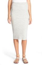 Women's James Perse Rib Body-con Midi Skirt