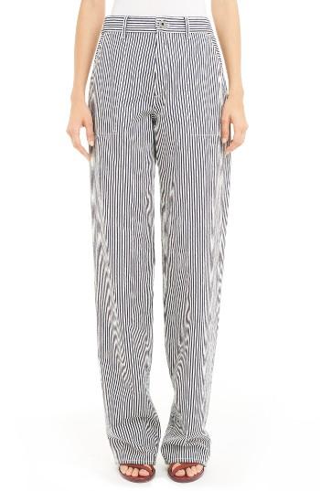 Women's Chloe Stripe Straight Leg Jeans