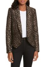 Women's Smythe Anytime Leopard Jacquard Blazer - Brown