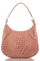 Brahmin Amira Leather Shoulder Bag - Pink